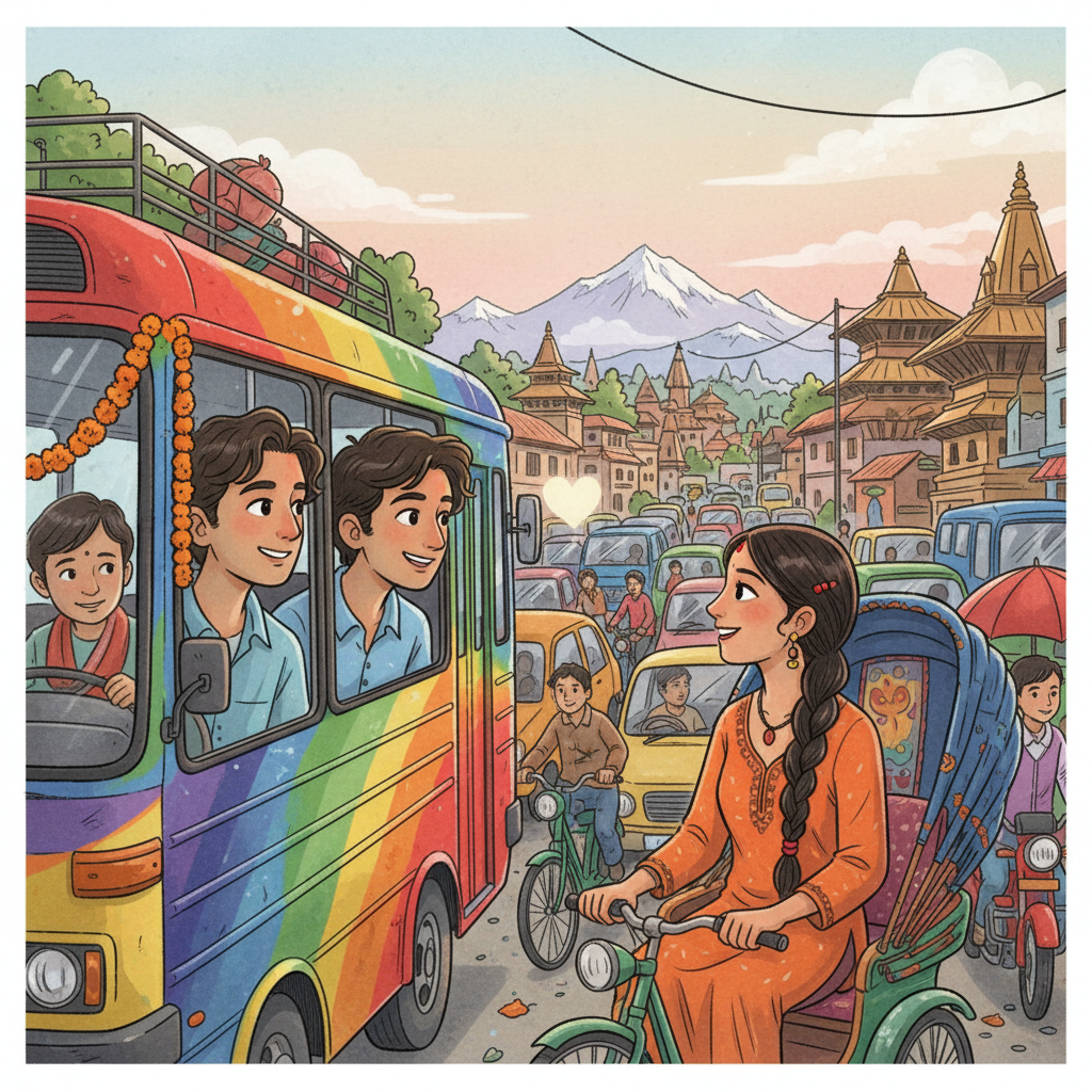 Kalanki Traffic, Shared Smiles